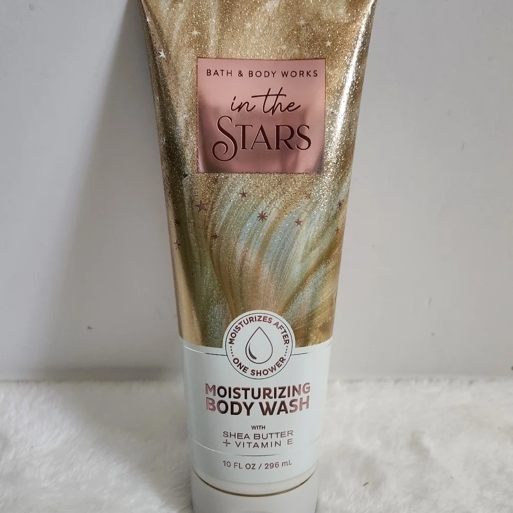 Bath & Body Works In The Stars Wash Lotion Cream Mist Shimmer 6 PC Gift Set